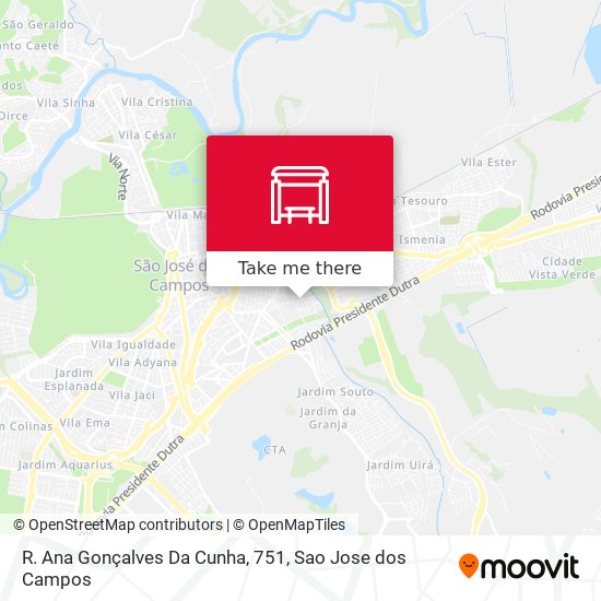 R. Ana Gonçalves Da Cunha, 751 map