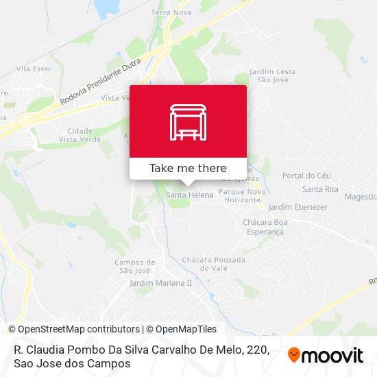 Mapa R. Claudia Pombo Da Silva Carvalho De Melo, 220