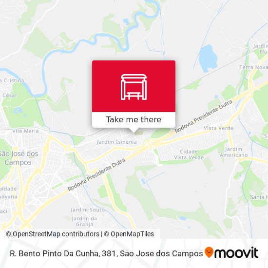 R. Bento Pinto Da Cunha, 381 map