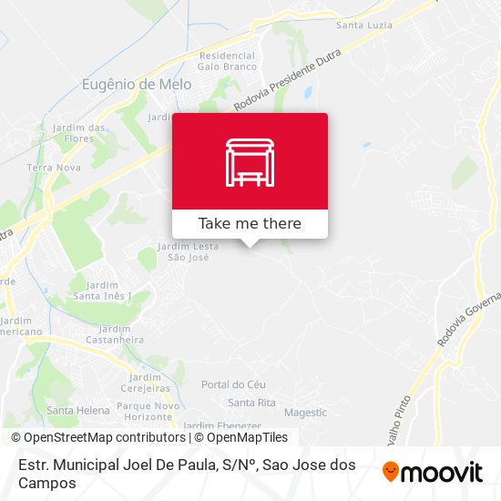 Estr. Municipal Joel De Paula, S / Nº map