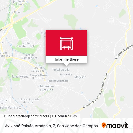 Av. José Paixão Amâncio, 7 map