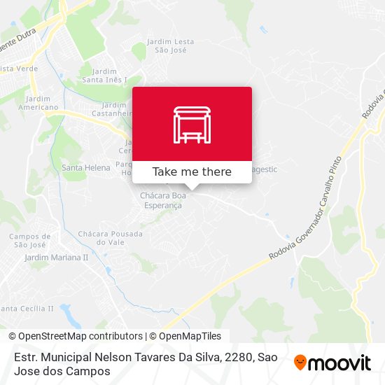 Mapa Estr. Municipal Nelson Tavares Da Silva, 2280
