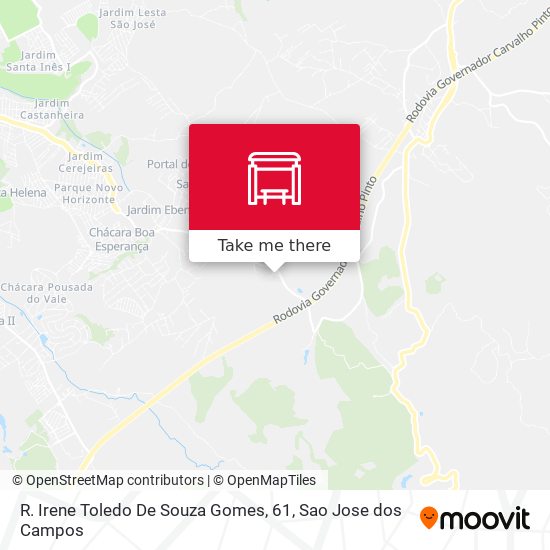 R. Irene Toledo De Souza Gomes, 61 map