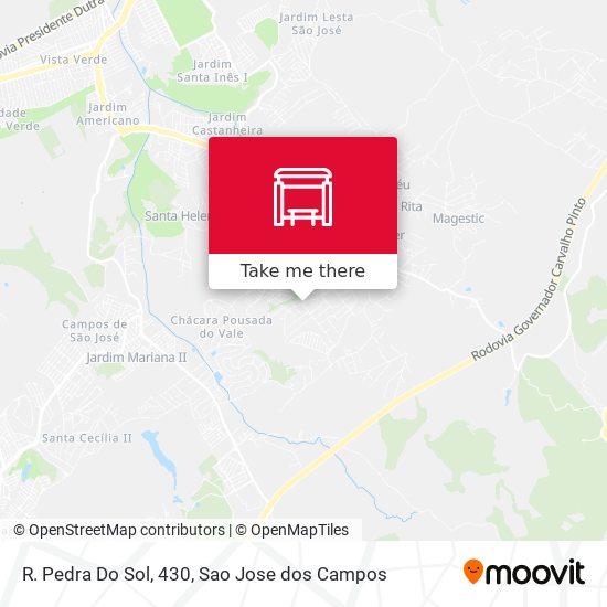 R. Pedra Do Sol, 430 map