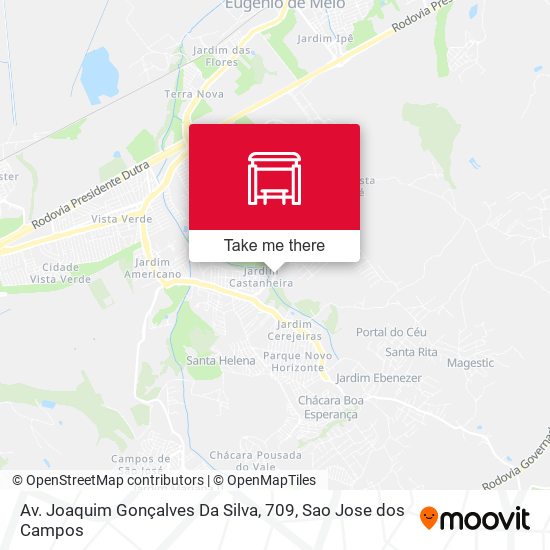 Mapa Av. Joaquim Gonçalves Da Silva, 709