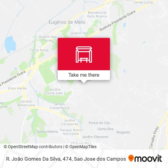 R. João Gomes Da Silva, 474 map