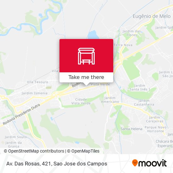 Av. Das Rosas, 421 map