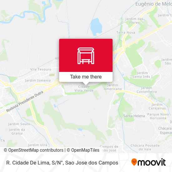 R. Cidade De Lima, S/N° map