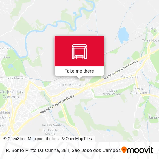 R. Bento Pinto Da Cunha, 381 map