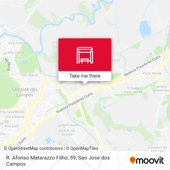 R. Afonso Matarazzo Filho, 59 map