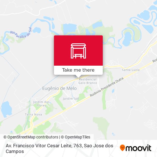 Av. Francisco Vitor Cesar Leite, 763 map