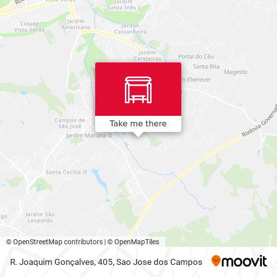 R. Joaquim Gonçalves, 405 map