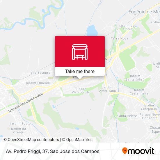 Av. Pedro Friggi, 37 map
