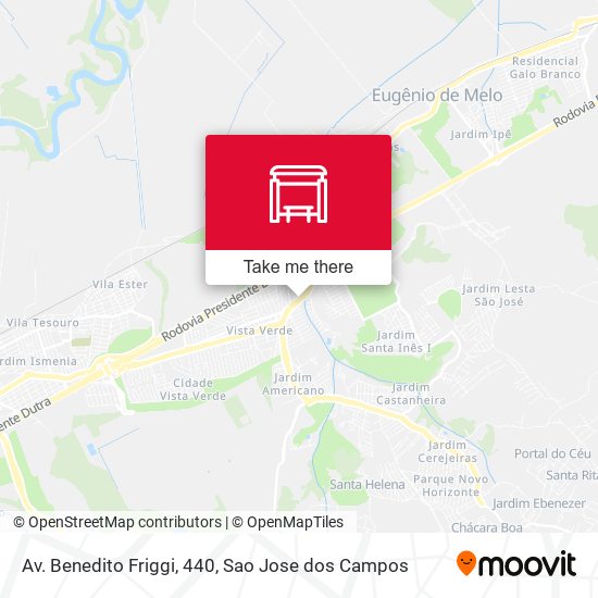 Av. Benedito Friggi, 440 map