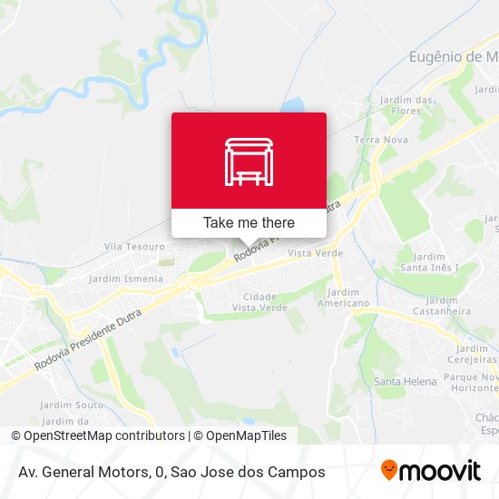 Av. General Motors, 0 map