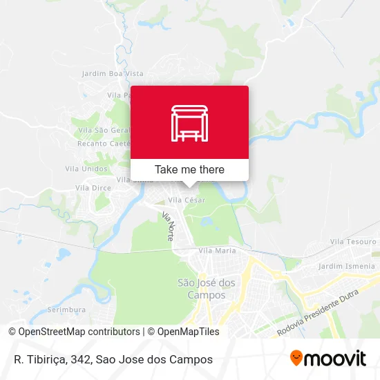 R. Tibiriça, 342 map