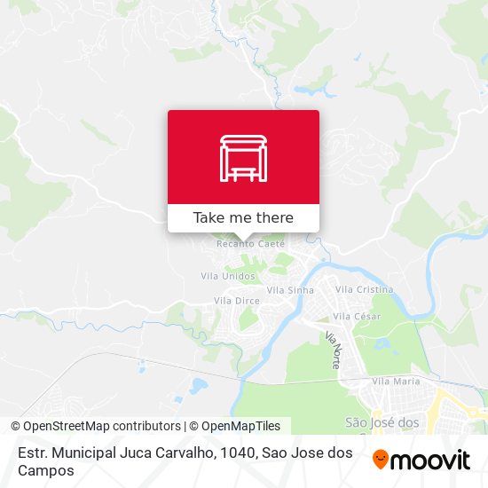 Estr. Municipal Juca Carvalho, 1040 map