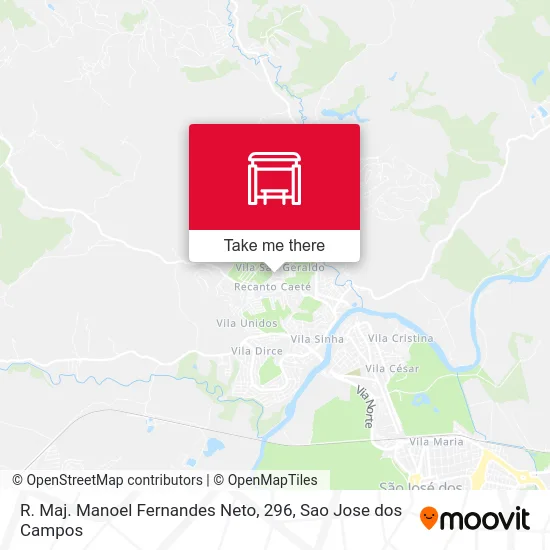 R. Maj. Manoel Fernandes Neto, 296 map