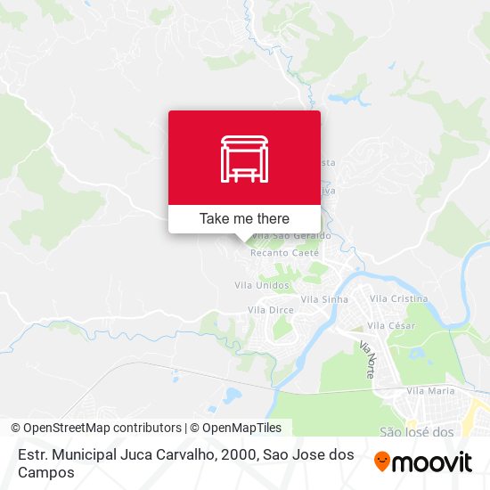 Estr. Municipal Juca Carvalho, 2000 map