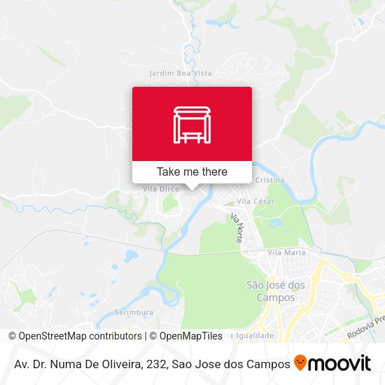 Av. Dr. Numa De Oliveira, 232 map