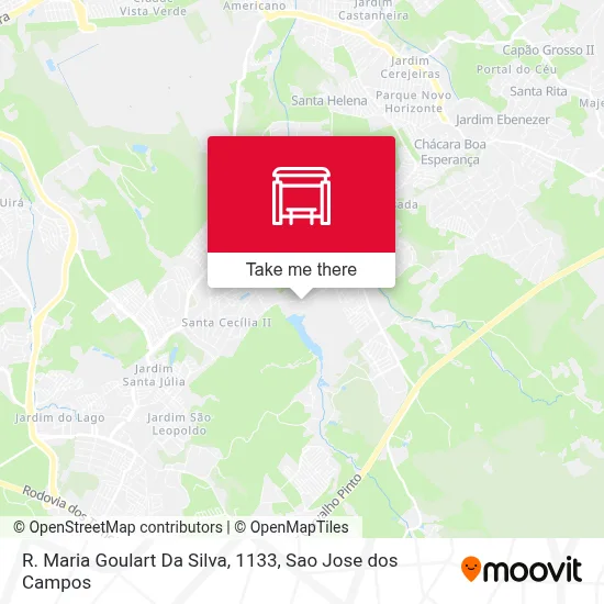 R. Maria Goulart Da Silva, 1133 map