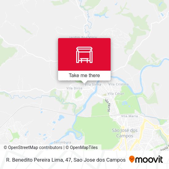 R. Benedito Pereira Lima, 47 map
