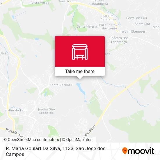 R. Maria Goulart Da Silva, 1133 map
