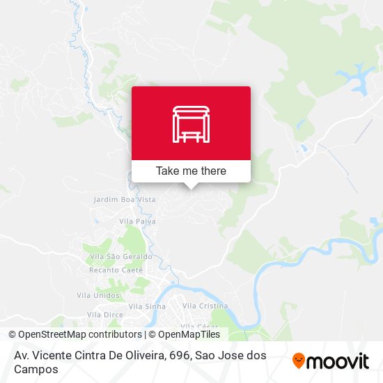 Mapa Av. Vicente Cintra De Oliveira, 696