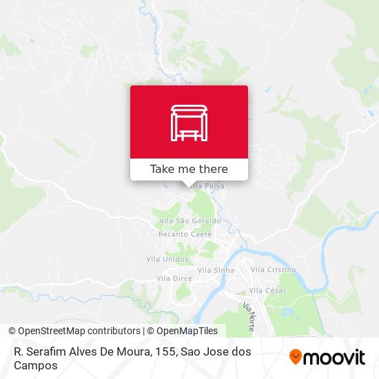 R. Serafim Alves De Moura, 155 map