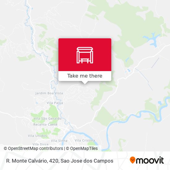 R. Monte Calvário, 420 map