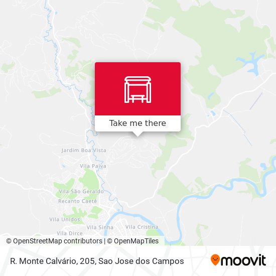 Mapa R. Monte Calvário, 205