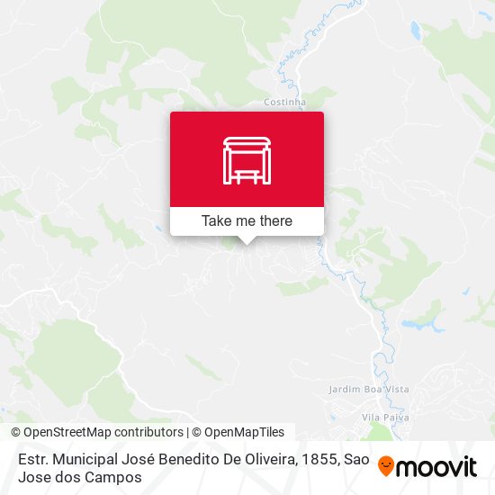 Estr. Municipal José Benedito De Oliveira, 1855 map