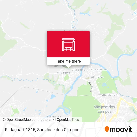 R. Jaguari, 1315 map