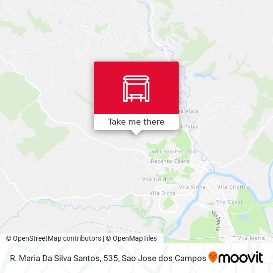 R. Maria Da Silva Santos, 535 map