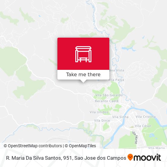 R. Maria Da Silva Santos, 951 map
