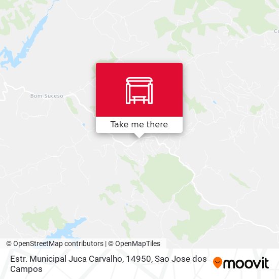 Mapa Estr. Municipal Juca Carvalho, 14950