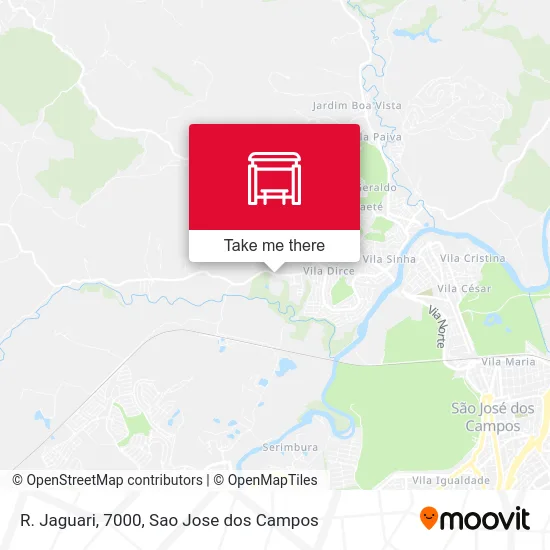 R. Jaguari, 7000 map