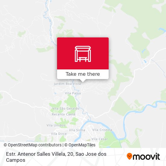 Estr. Antenor Salles Villela, 20 map