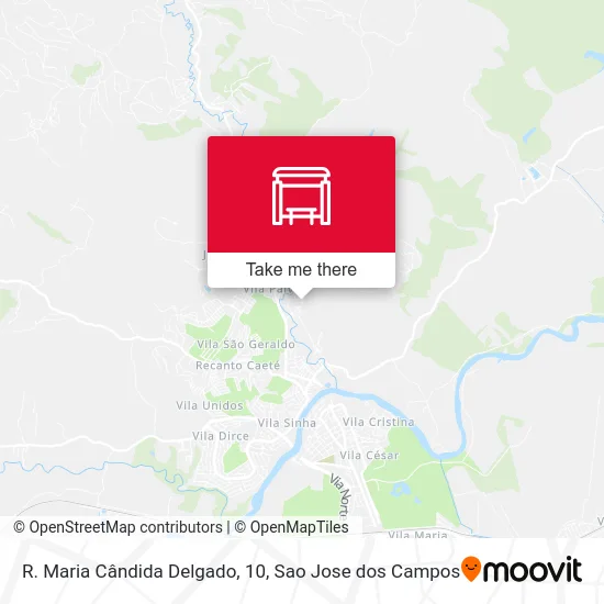 R. Maria Cândida Delgado, 10 map