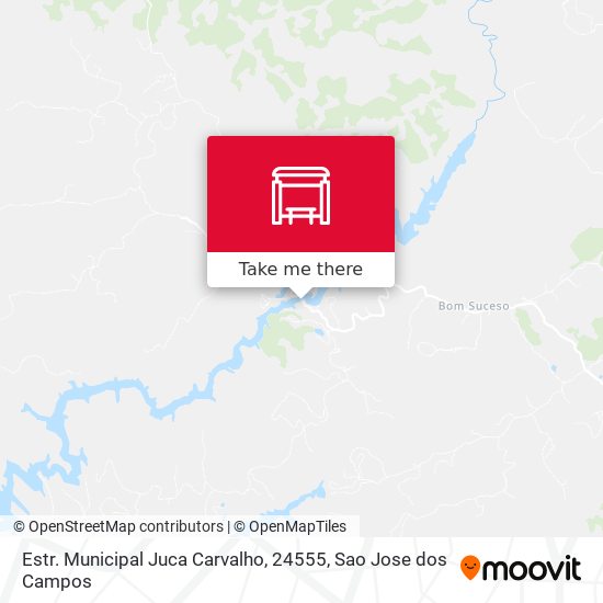 Mapa Estr. Municipal Juca Carvalho, 24555