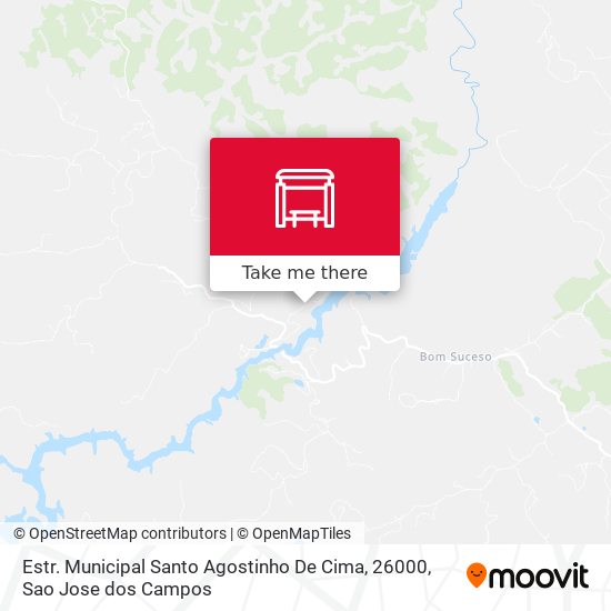 Mapa Estr. Municipal Santo Agostinho De Cima, 26000