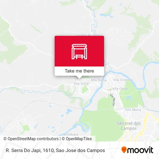 R. Serra Do Japi, 1610 map