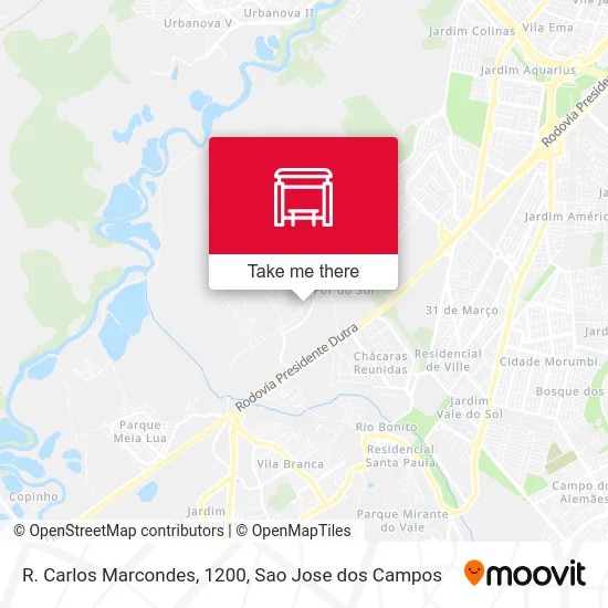 R. Carlos Marcondes, 1200 map