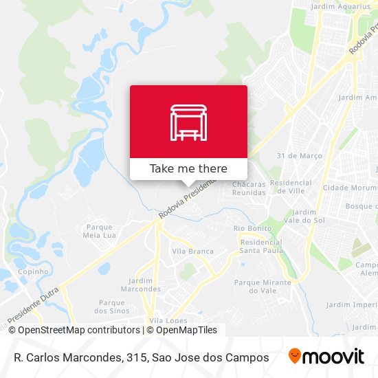 R. Carlos Marcondes, 315 map