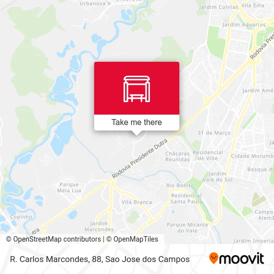 R. Carlos Marcondes, 88 map