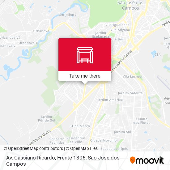 Av. Cassiano Ricardo, Frente 1306 map