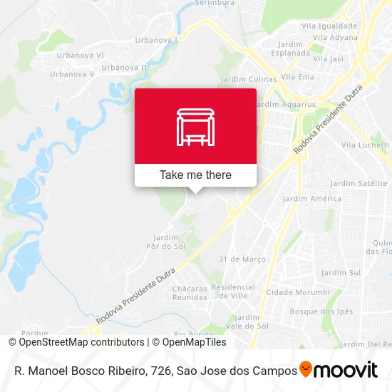 R. Manoel Bosco Ribeiro, 726 map