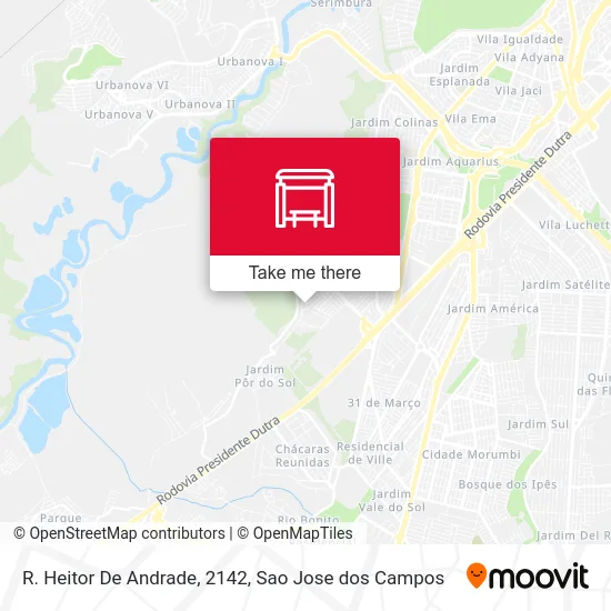 R. Heitor De Andrade, 2142 map