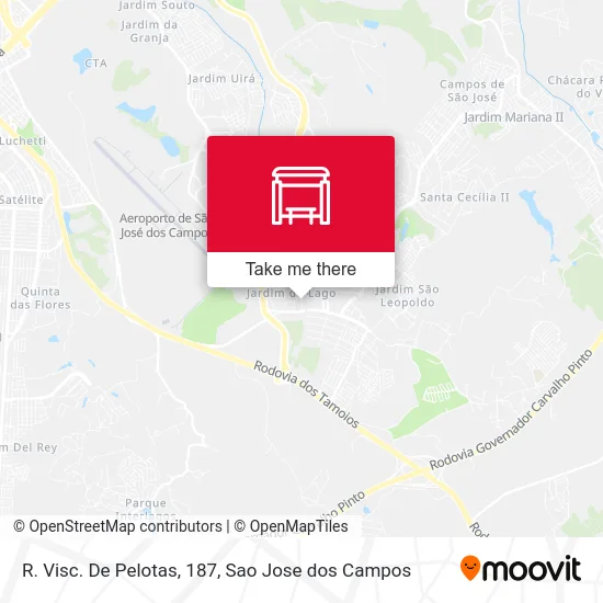 R. Visc. De Pelotas, 187 map