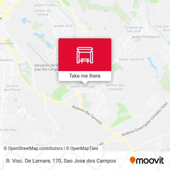 R. Visc. De Lamare, 170 map